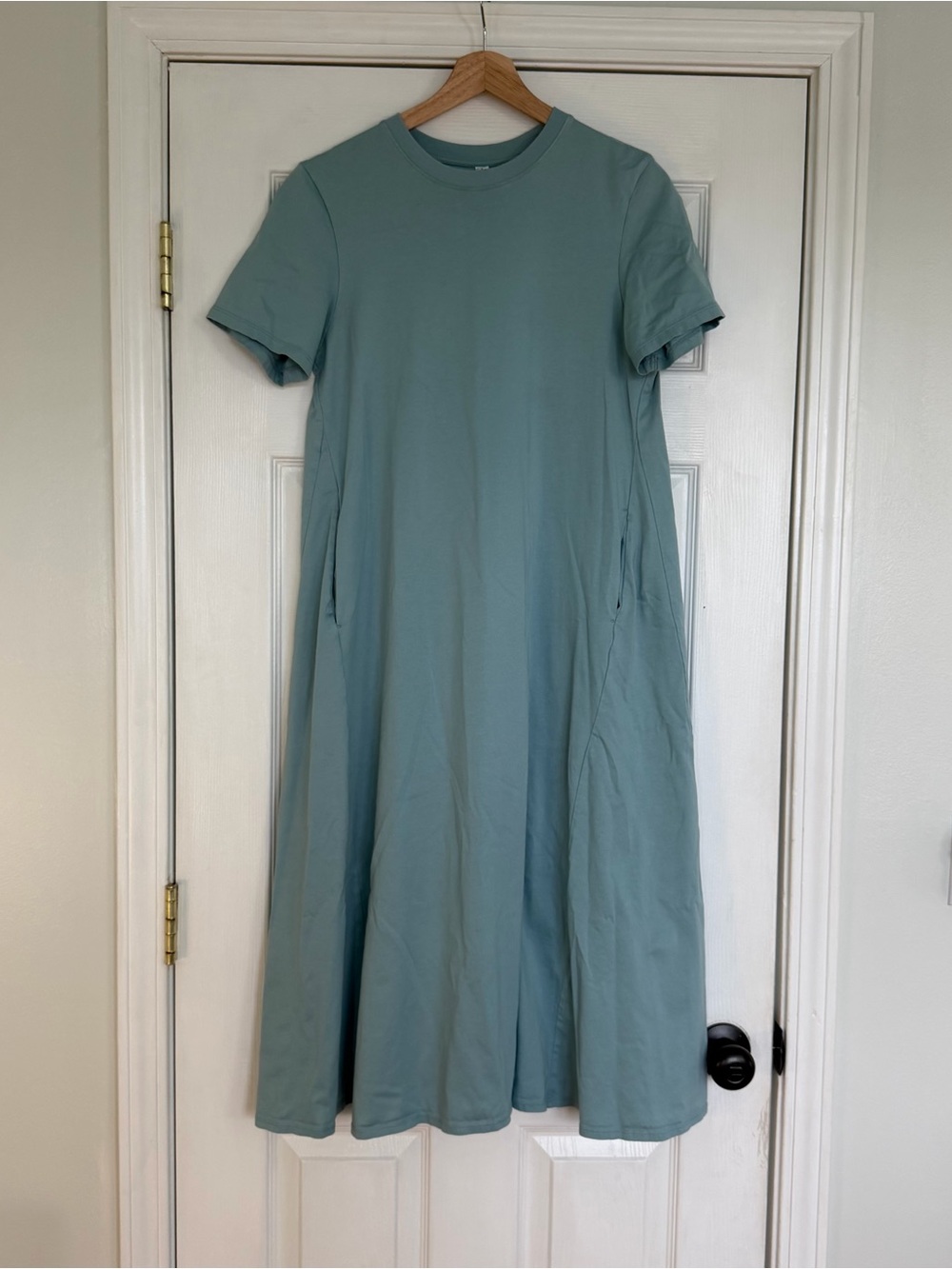 Uniqlo Cotton Short-Sleeve A-Line Dress